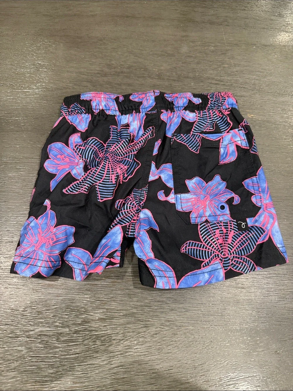 Pack 2 Short Swim Tropical Print - Black, Pink & Coral Art Class